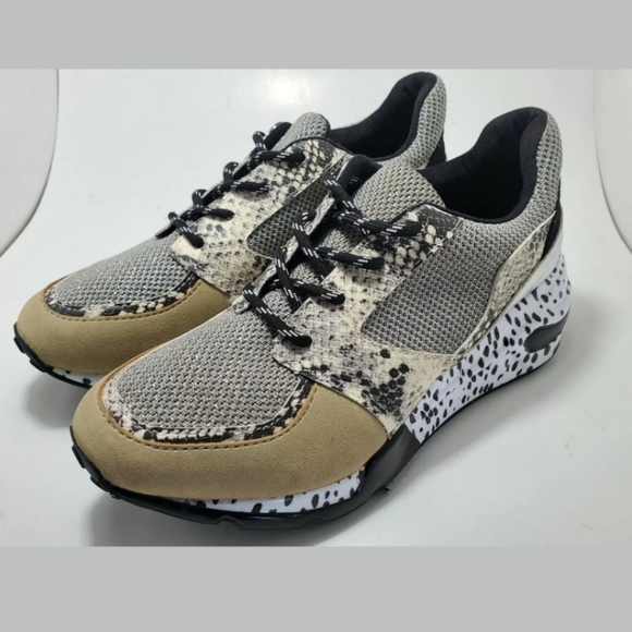 steve madden snakeskin platform sneakers